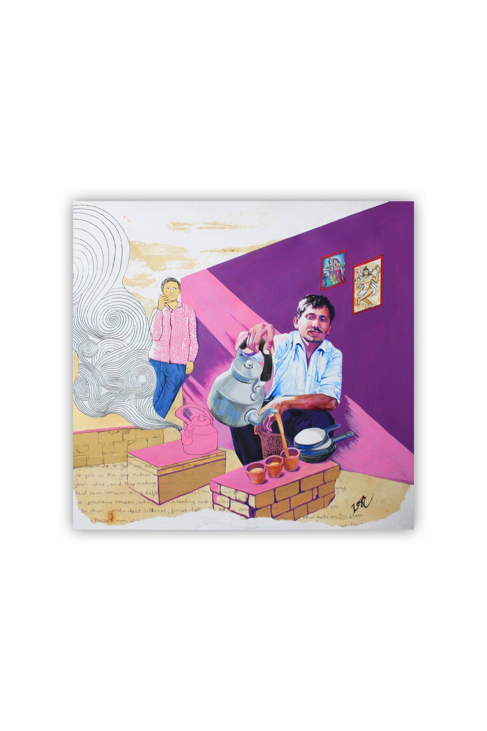 Shiva Chaiwala Print Art Zoya Chaudhary 