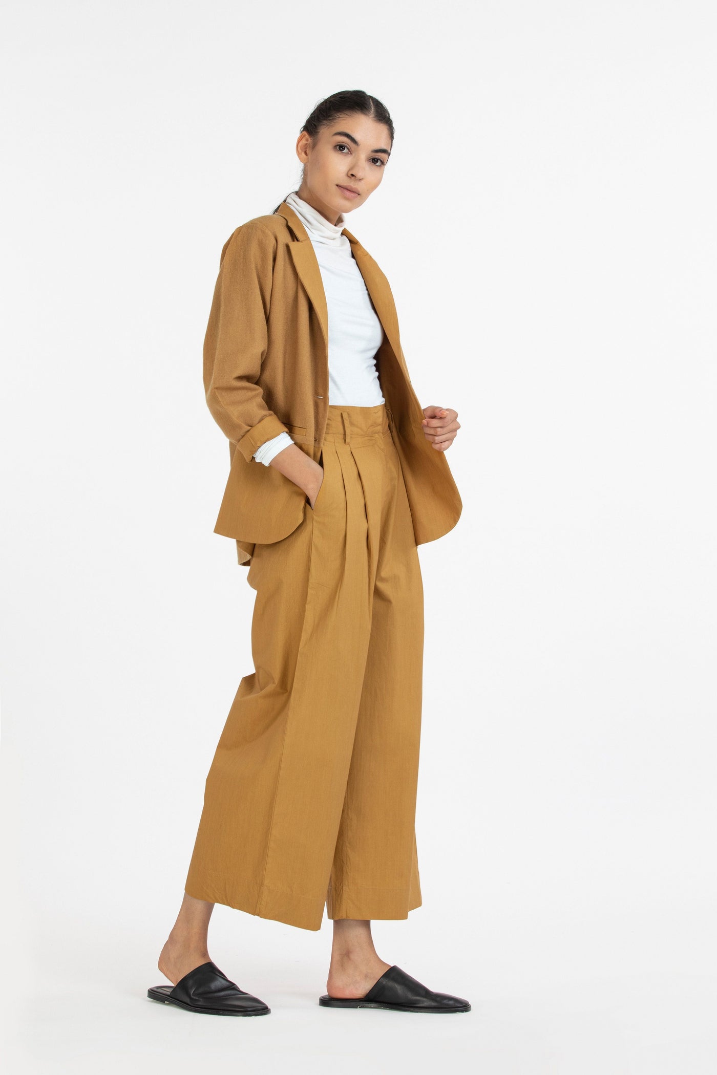 Short Jacket- Mustard Fashion Three