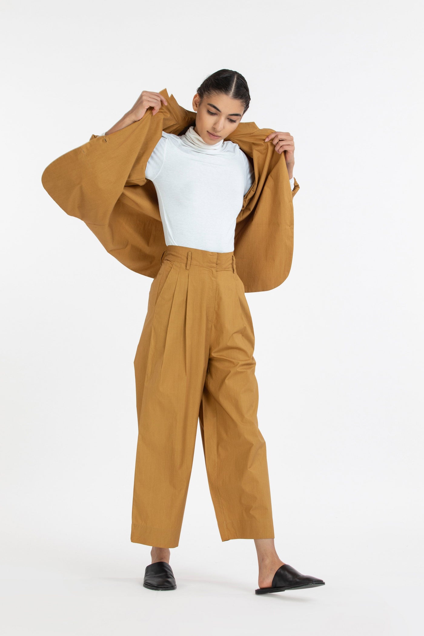 Short Jacket- Mustard Fashion Three