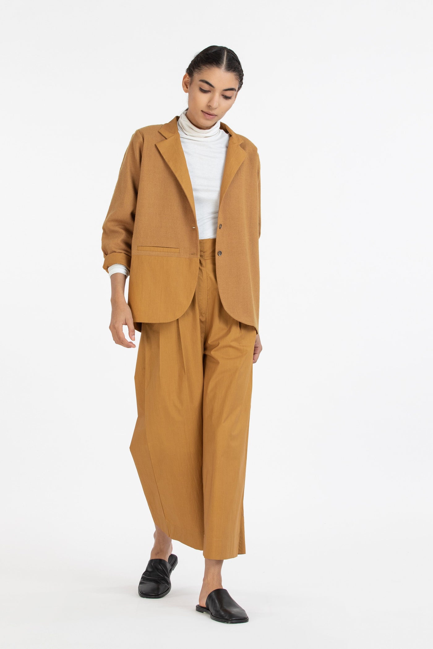 Short Jacket- Mustard Fashion Three