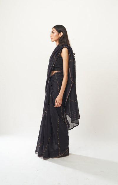 Sitara Bel Saree (Black) Fashion DOT