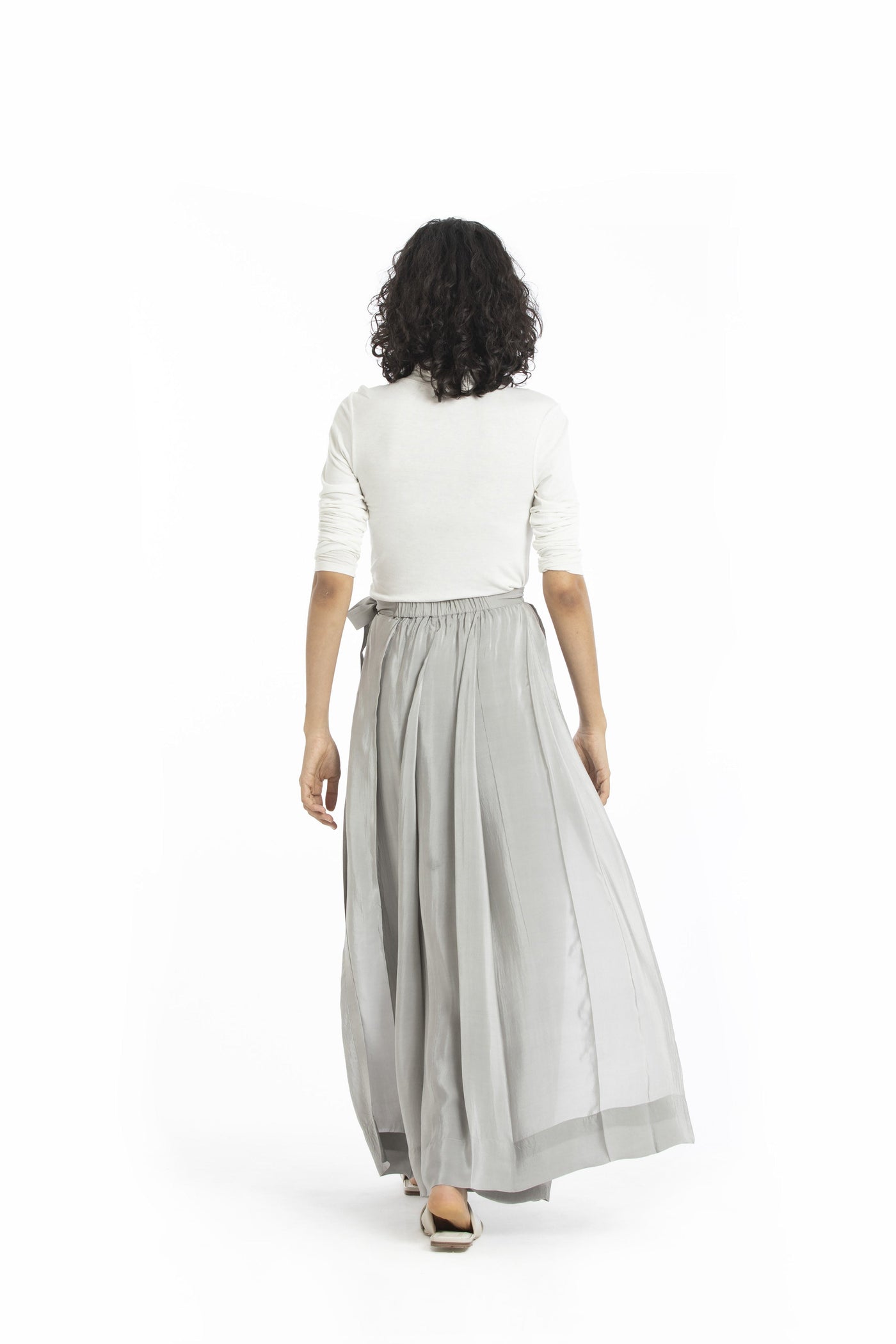 Skirt pant-Ash grey Fashion THREE