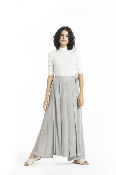 Skirt pant-Ash grey Fashion THREE
