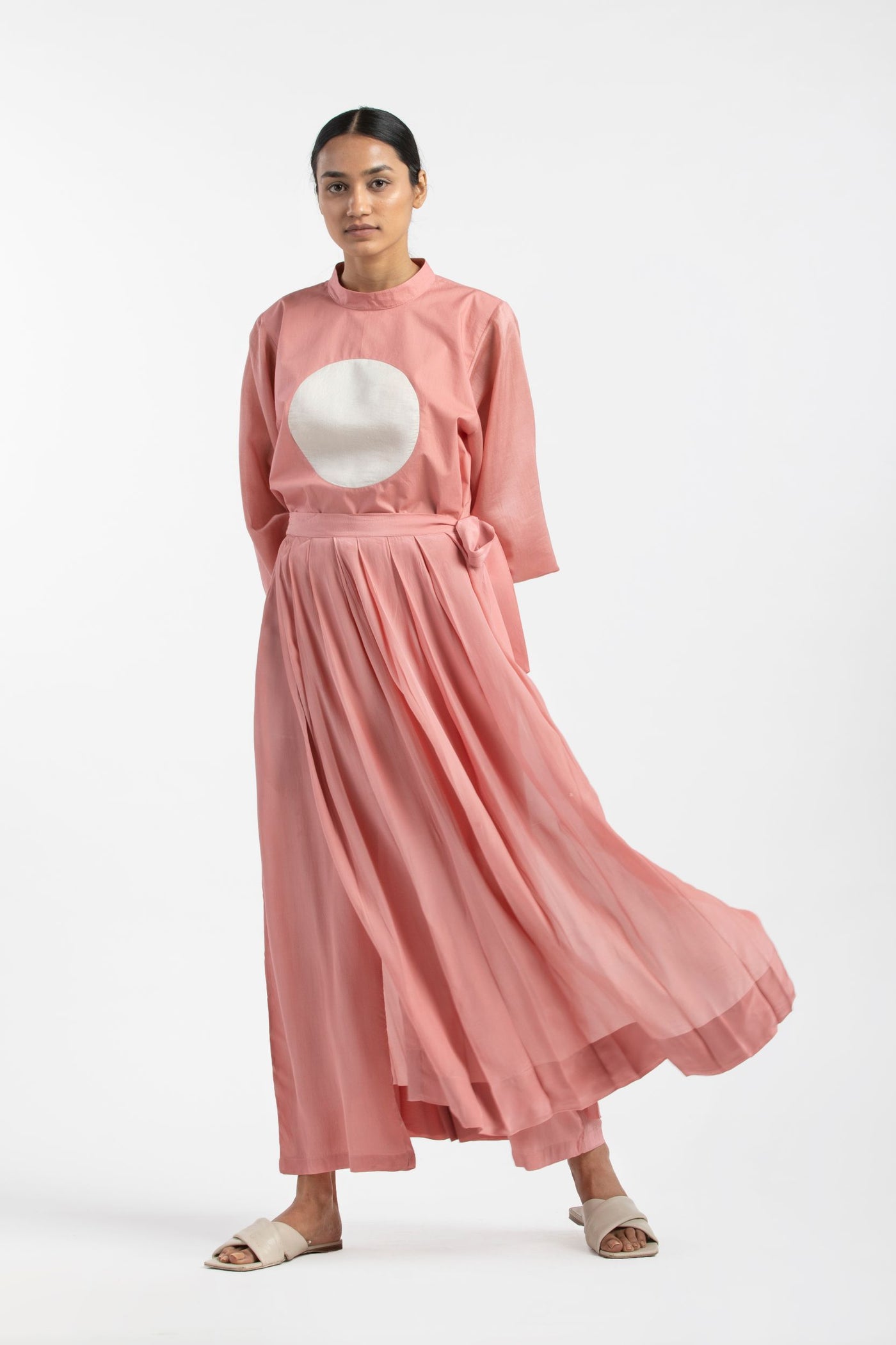 Skirt Pant- Dusty Rose Fashion THREE