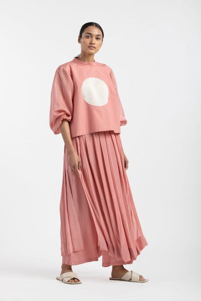 Skirt Pant- Dusty Rose Fashion THREE