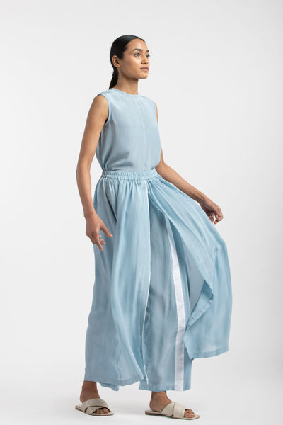 Skirt Pant- Powder Blue Fashion THREE