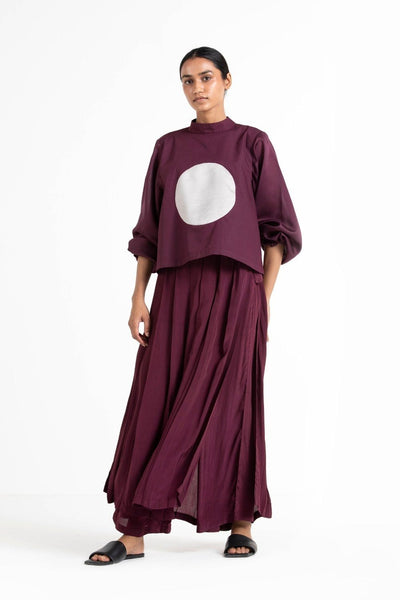 Skirt Pant Wine Fashion THREE