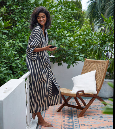 Smoke Overlay Robe Fashion Khara Kapas