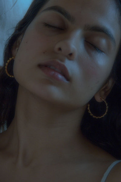 Solar hoops Jewelry Nirjara Jewellery