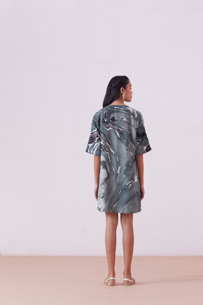 Stad dress - Marbled Fashion The Summer House