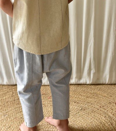 Stone Blue Pants Fashion Khara Kapas Kids