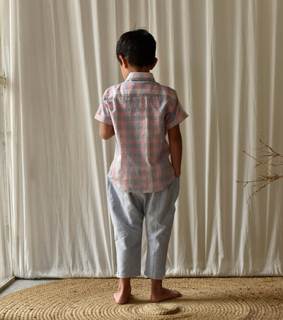 Stone Blue Pants Fashion Khara Kapas Kids