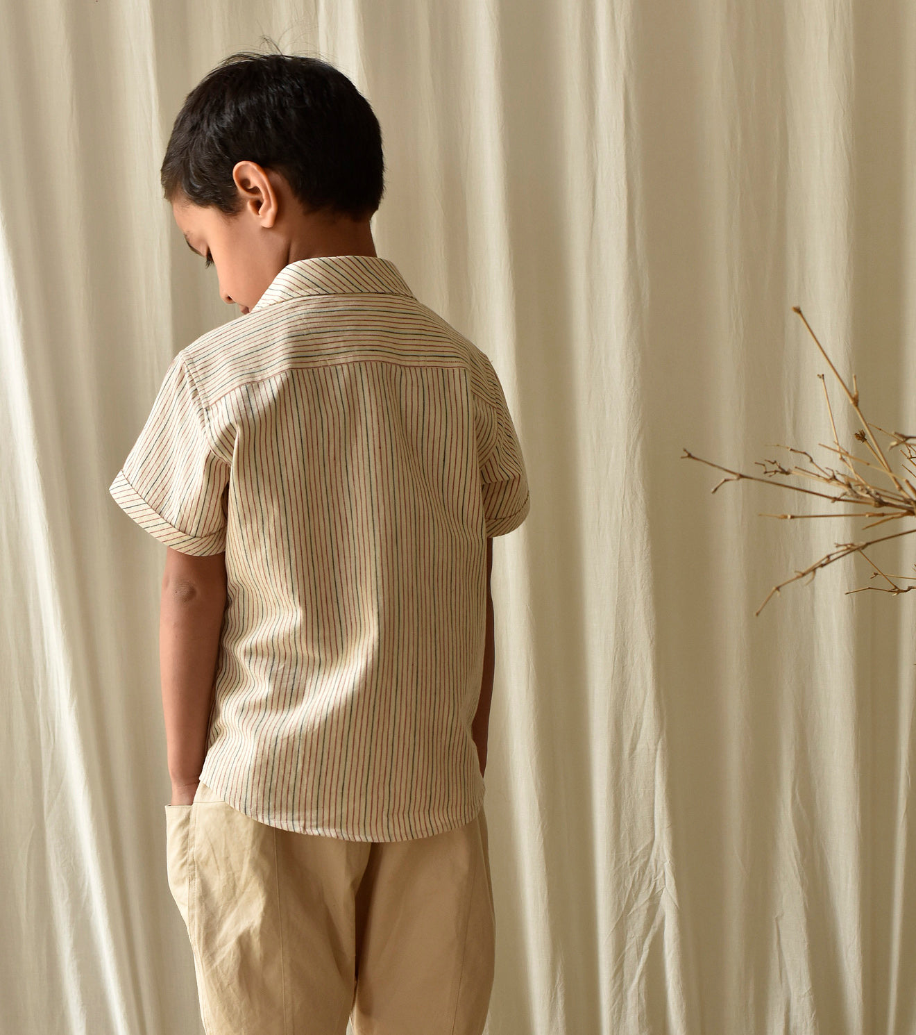 Stripe All Day Shirt Fashion Khara Kapas Kids
