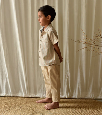 Stripe All Day Shirt Fashion Khara Kapas Kids