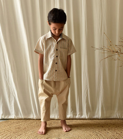Stripe All Day Shirt Fashion Khara Kapas Kids