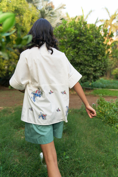 Wild Ocean Heart organic cotton shirt