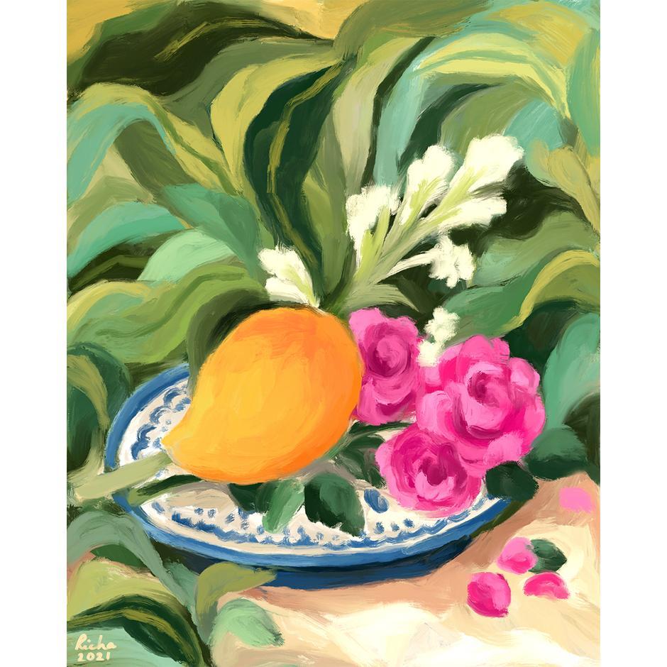 Summer on a Plate Art Richa Kashelkar