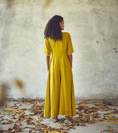 Sunehri Jumpsuit Fashion Khara Kapas