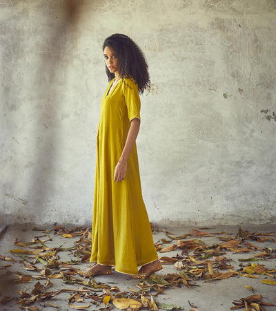 Sunehri Jumpsuit Fashion Khara Kapas