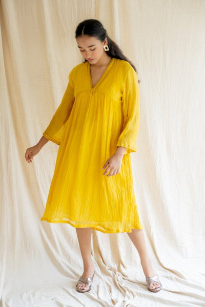 Sunny Yellow Ghym Kurta Fashion Nirjara