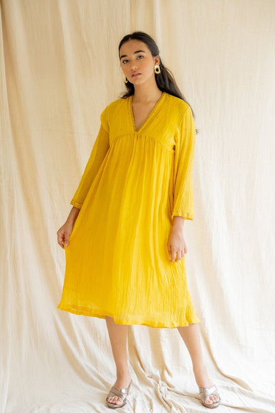 Sunny Yellow Ghym Kurta Fashion Nirjara