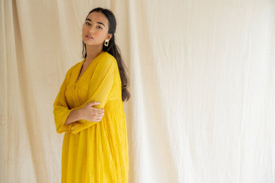 Sunny Yellow Ghym Kurta Fashion Nirjara