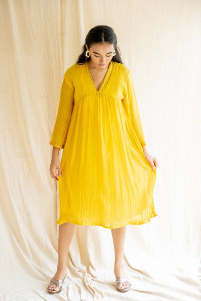 Sunny Yellow Ghym Kurta Fashion Nirjara