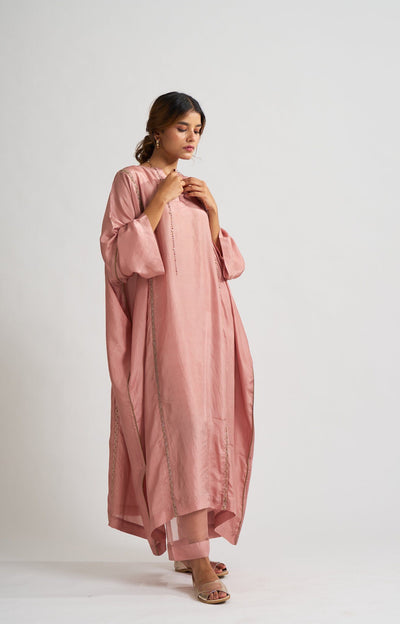 Svana Blush Kaftan Set Fashion DOT
