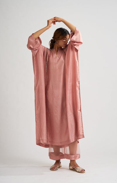 Svana Blush Kaftan Set Fashion DOT