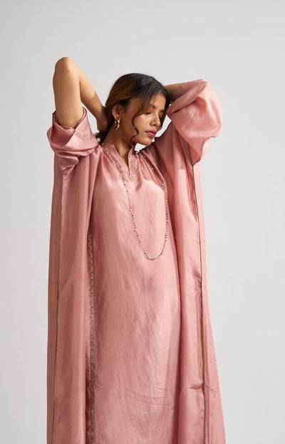 Svana Blush Kaftan Set Fashion DOT