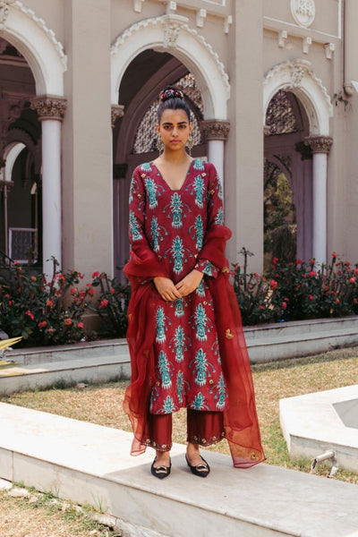 Tajdar Silk Kurta Set With Dupatta Fashion JodiLife