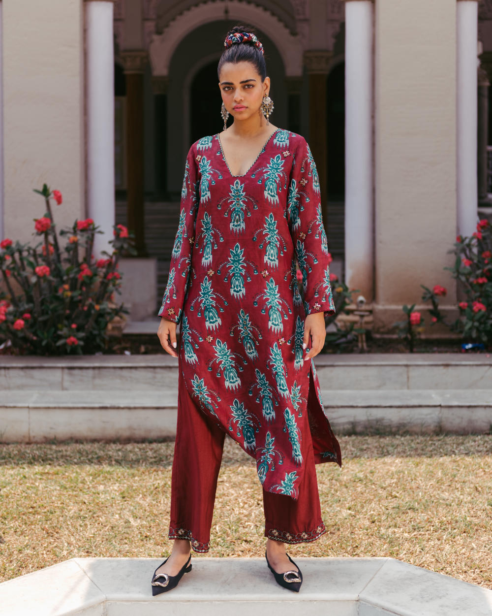 Tajdar Silk Kurta Set With Dupatta Fashion JodiLife XXS Kurta Set