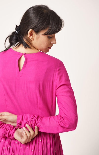 Tara Ghoomar Kurta Fuschia Pink Fashion DOT
