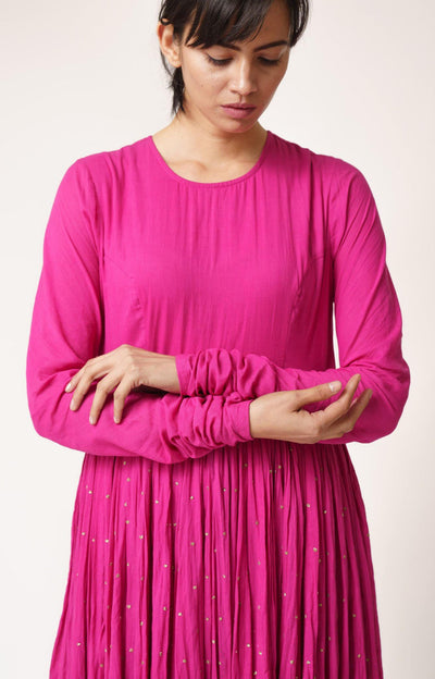 Tara Ghoomar Kurta Fuschia Pink Fashion DOT