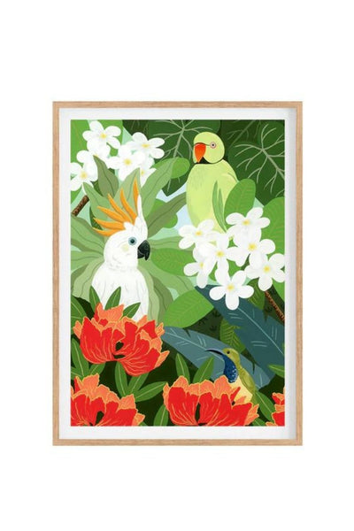 The Birds Outside My Window Fine Art Print Art Em+Co Art