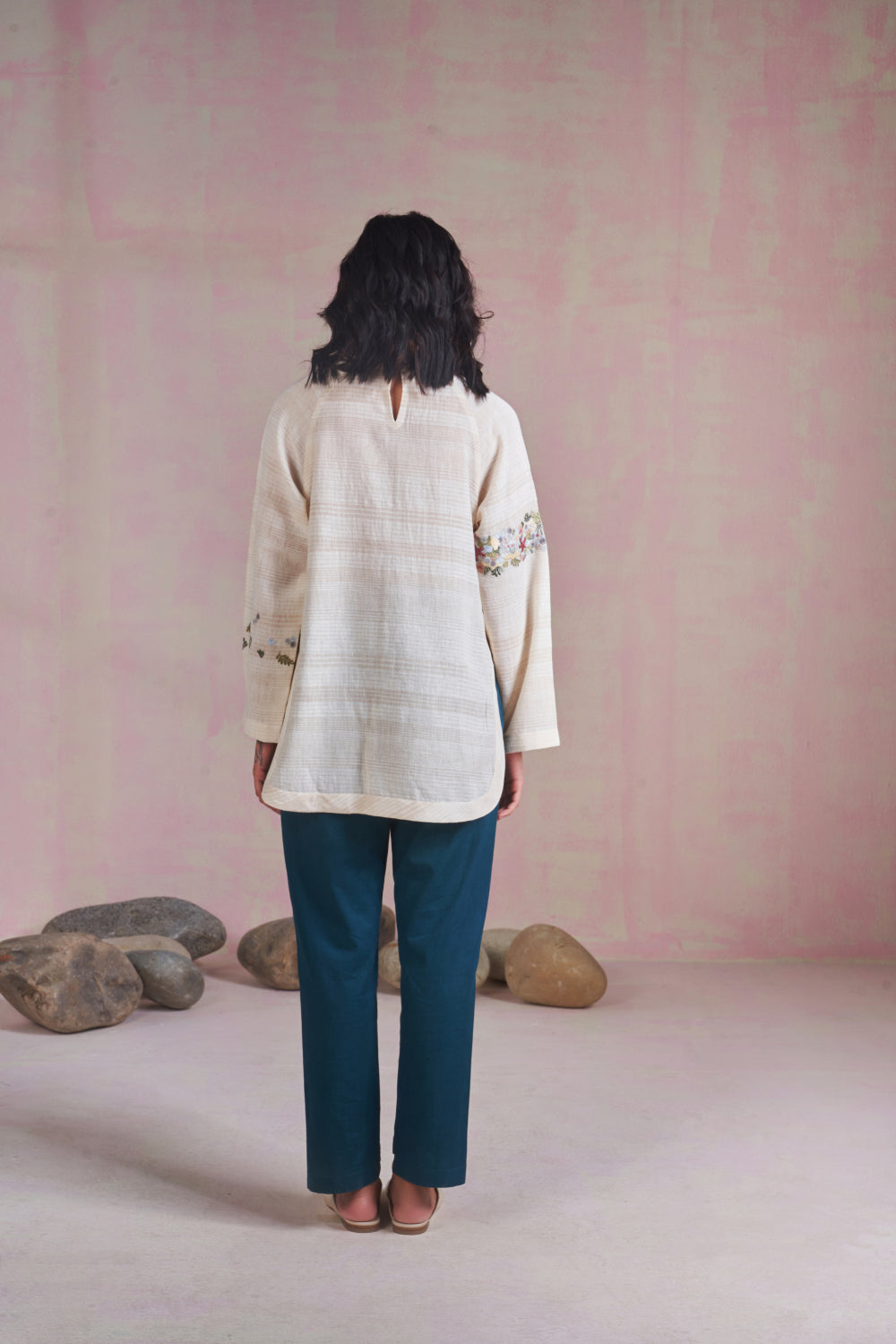 The Breezy handspun handwoven organic cotton top Fashion SUI 
