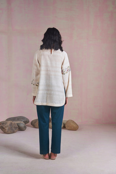 The Breezy handspun handwoven organic cotton top Fashion SUI 