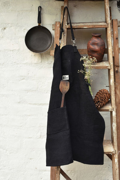 The Burlap Apron Apparel & Accessories The Burlap People Black 