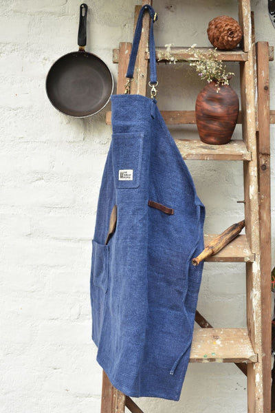 The Burlap Apron Apparel & Accessories The Burlap People Navy 