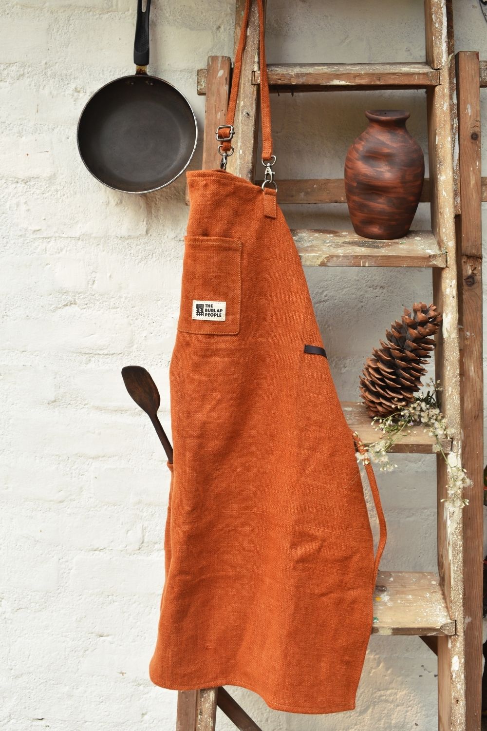 The Burlap Apron Apparel & Accessories The Burlap People Tan 
