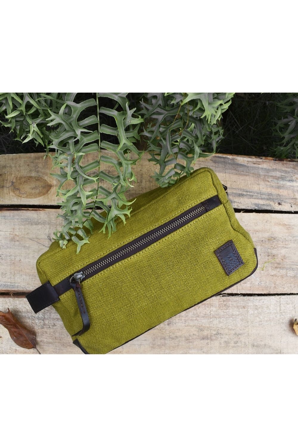 The Burlap Toiletries Pouch Apparel & Accessories The Burlap People Olive 