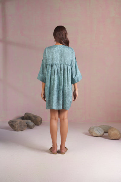 The Coral tencel kaftan dress Fashion SUI 