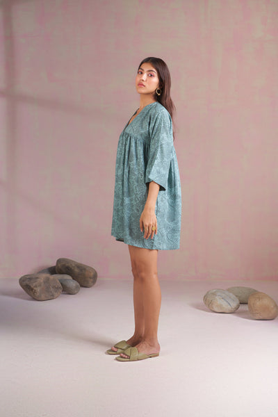 The Coral tencel kaftan dress Fashion SUI 