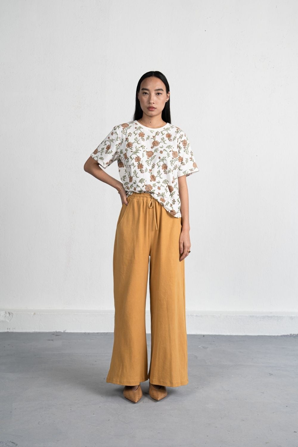The Dawn organic cotton knit rib trousers Fashion SUI 