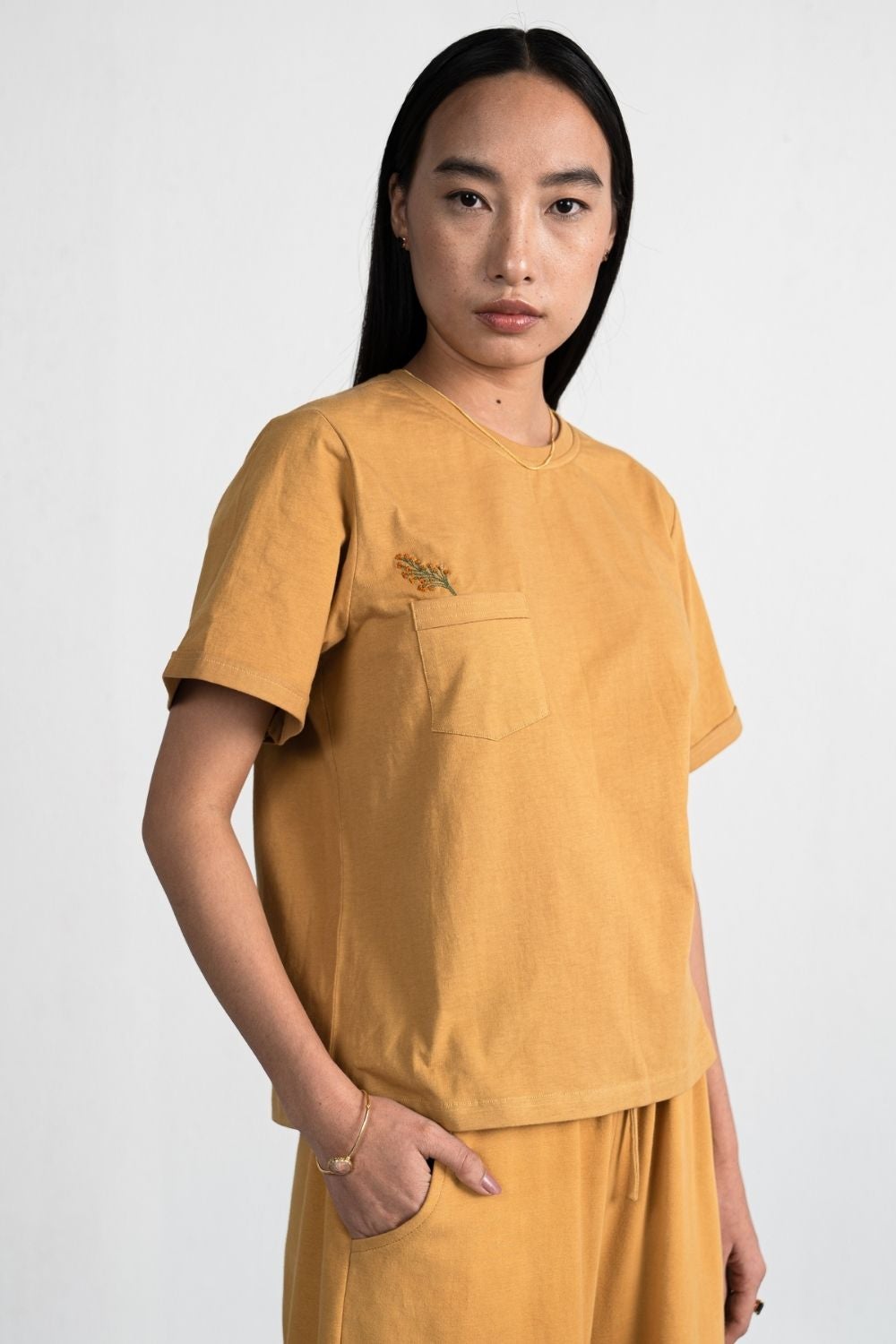 The Dawn organic cotton knit t-shirt Fashion SUI 