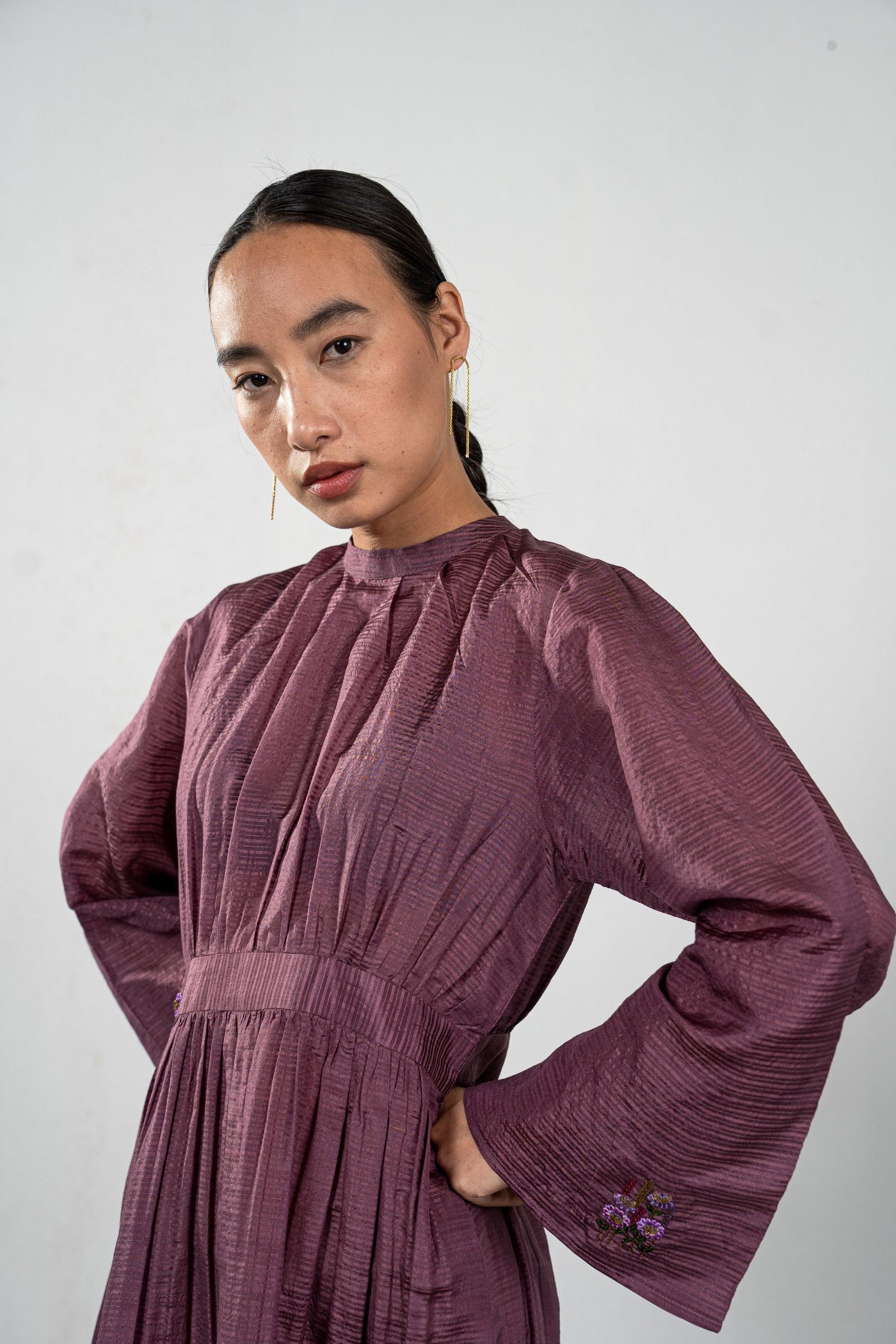 The Dusk handwoven silk dress Fashion SUI 
