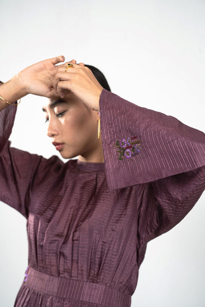 The Dusk handwoven silk dress Fashion SUI 