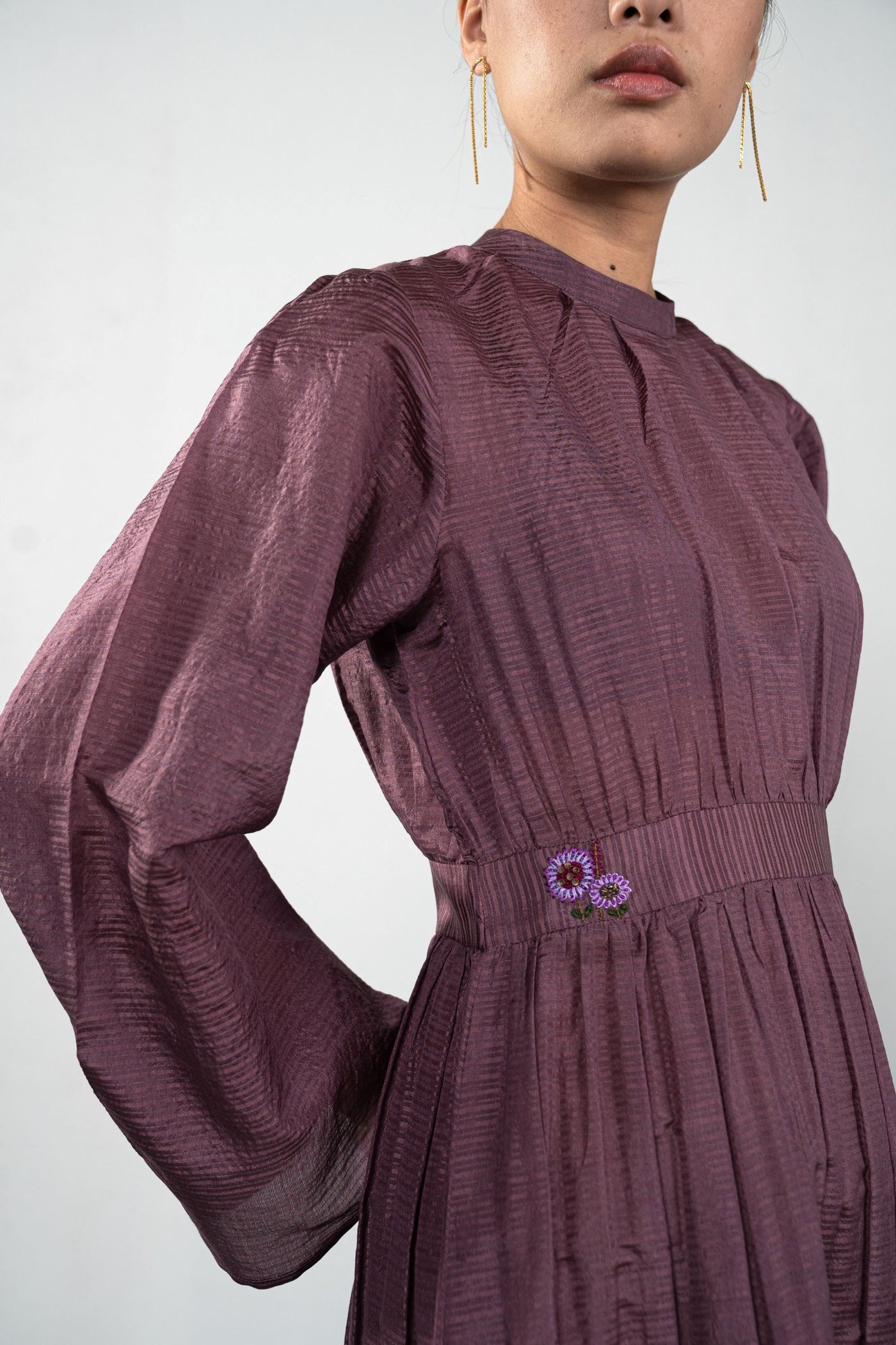 The Dusk handwoven silk dress Fashion SUI 