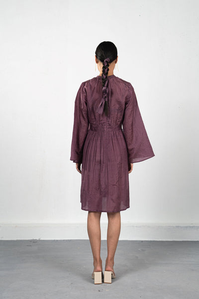 The Dusk handwoven silk dress Fashion SUI 