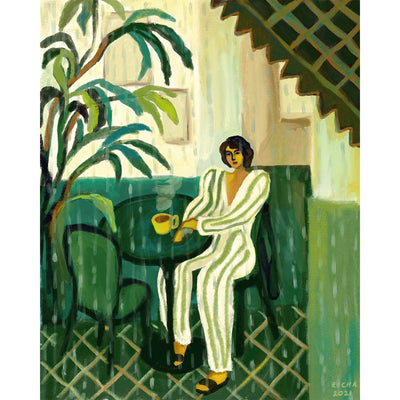 The Green Verandah Art Richa Kashelkar